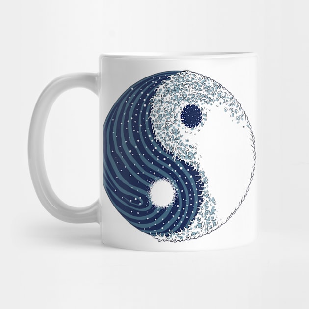 Yin yang great wave by albertocubatas